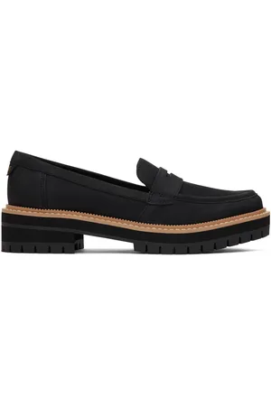 TOMS Cara Wide Fit Leather Loafers AU 5 (EU 36)