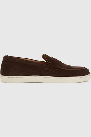 HARRYS LONDON Harrys Of London Suede Penny Loafers AU 11 (EU 45)