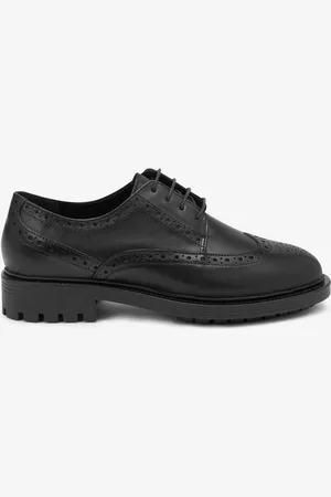Next Forever Comfort Leather Brogue Chunky Lace Up Shoes AU 11 (EU 43)