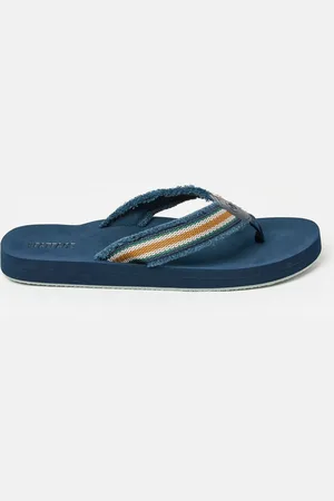 Fat Face FatFace Harris Navy Flip Flops AU 9 (EU 43)