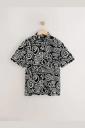 Next Short Sleeve Printed Shirt (3-16yrs) 12 Years (152cm)
