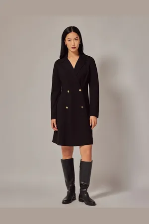 Finery London Rosita Ponte Jersey Midi Dress AU 12