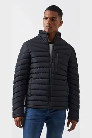 French Connection Row Funnel Neck Black Jacket S