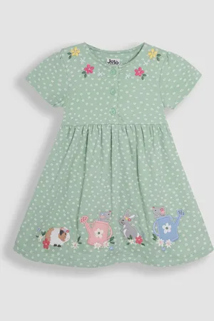 JoJo Maman Bébé Appliqué Button Front Dress 1.5