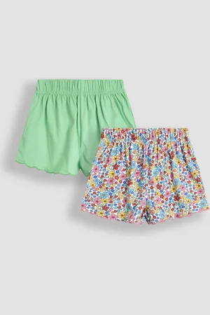 JoJo Maman Bébé 2-Pack Scallop Hem Shorts 6