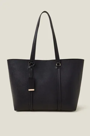 Accessorize Black Classic Large Tote Bag One