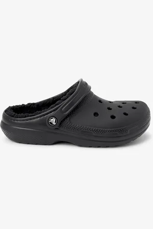 Crocs Black Classic Lined Clogs AU 7 (EU 38.5)
