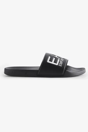 EA7 Emporio Armani Logo Black Sliders AU 7 (EU 41)