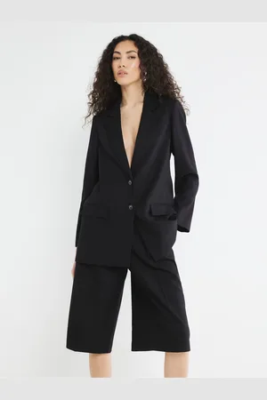 River Island Black Oversized Structured Blazer AU 16