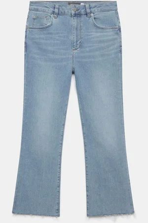 mint&berry Blue Cropped Flared Jeans 16