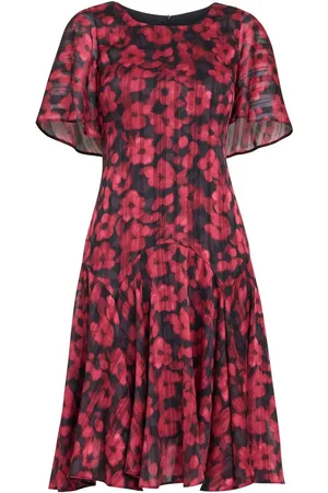 Gina Bacconi Annette Chiffon Dress AU 8