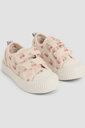JoJo Maman Bébé Stone Double Strap Canvas Pumps AU 9 (EU 27)
