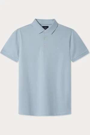 Hackett Soft Jersey Polo With Stripe Placket Detail XL