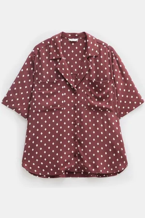 Hush Puppies Revere Collar Short Sleeve Shirt L