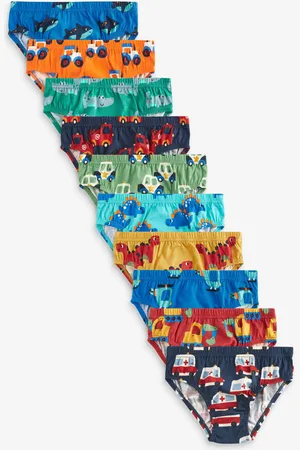 Next Bright Primary Print Briefs 10 Pack (1.5-10yrs) 1.5