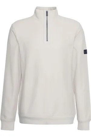 Barbour Grey Samuel Funnel Mist 100% Cotton Jumper XL