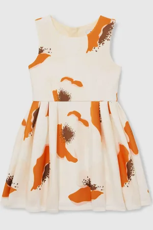 Reiss Trinny 4-9 yrs Floral Scuba Sleeveless Dress 7