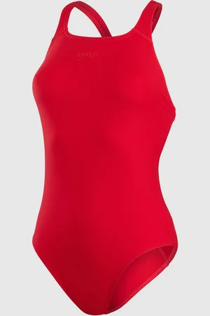 Speedo Red Endurance+ Medalist Swimsuit AU 20