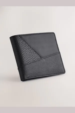 Next Black Geometric Segment Wallet One