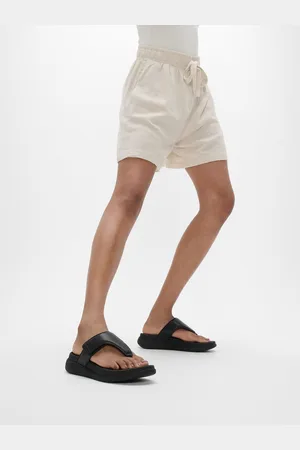 FitFlop F-mode Go Adjustable Flatform Toe-Post Black Sandals AU 5 (EU 36)