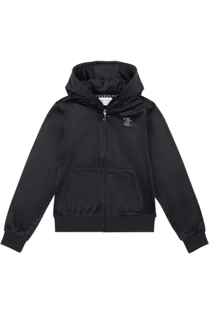 Juicy Couture Black Diamanté Zip Through Hoodie 12