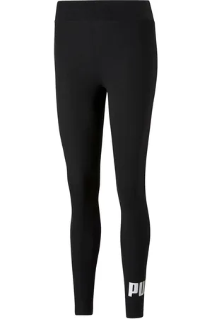 PUMA Black Womens Essentials Logo 100% Cotton Leggings XS