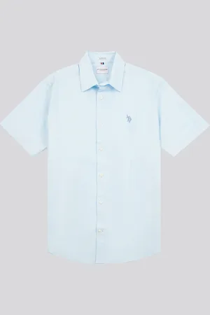 U.S. Polo Assn. U. S. Polo Assn. Mens Linen Blend Short Sleeve Shirt XL