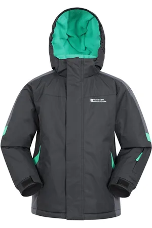 Mountain Warehouse Mid Blue Kids Raptor Fleece Lined Snow Jacket 13