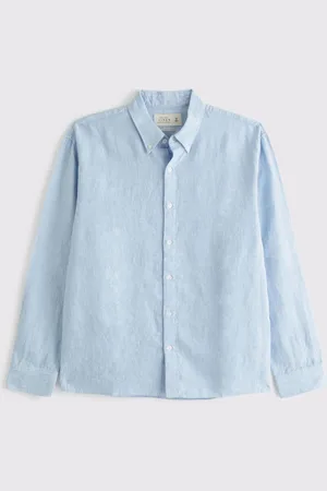Abercrombie & Fitch Long Sleeve 100% Linen Shirt