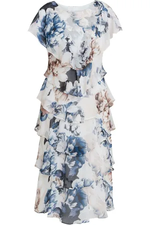 Gina Bacconi Jocelyn Tier Dress AU 12