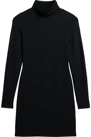 Superdry Long Sleeve High Neck Mini Dress AU 14