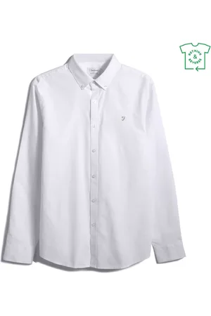 Farah Brewer Long Sleeve Shirt XL