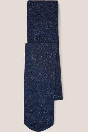 White Stuff Blue Sparkle Sienna Tights S