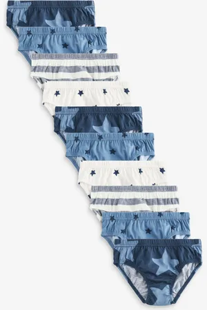 Next Blue Stars and Stripes Briefs 10 Pack (1.5-10yrs) 2