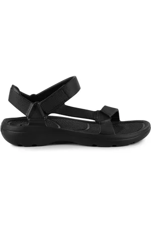 Totes Black Mens Bounce Velcro Sport Sandals uk9eu43