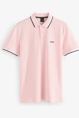 HUGO BOSS Regular Fit Paddy Tipped Collar 100% Cotton Polo Shirt