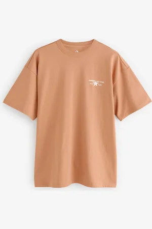Converse Orange All Star License Plate 100% Cotton T-Shirt small