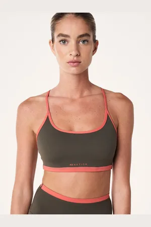 P.E Nation P. E Nation Red Fundamental Sports Bra XL