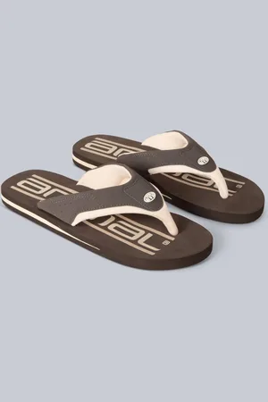 Animale Brown Mens Jekyl Flip Flops AU 13 (EU 47)