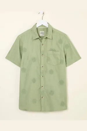Fat Face FatFace Short Sleeve Sun Embroidered Shirt small
