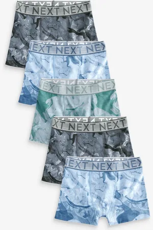 Next Blue Marble Print Trunks 5 Pack (2-16yrs) 7