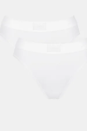 Sloggi Black/White/Red Double Comfort T Tai Briefs 2 Pack AU 12