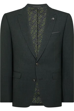 Remus Green Tapered Fit Wool Blend Stretch Mix And Match Suit Jacket 46 R