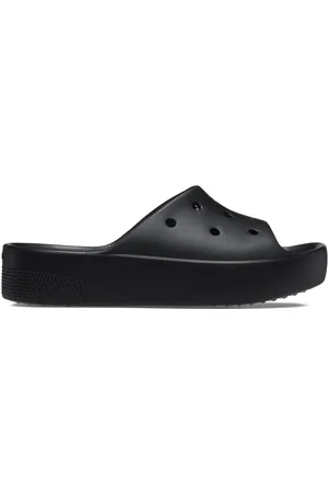 Crocs Black Classic Platform Slide Sandals AU 8 (EU 38.5)
