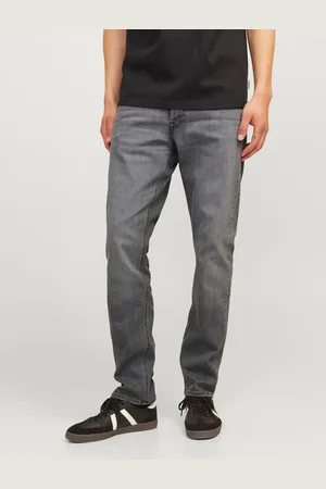 JACK & JONES Grey Glenn Slim Fit Jeans 36r