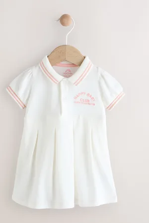 Next Baby Tennis 100% Cotton Dress (0mths-2yrs) 56cm