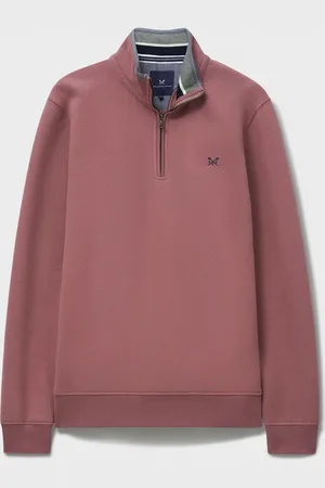 J.Crew Pink Classic Quarter Zip Sweatshirt S