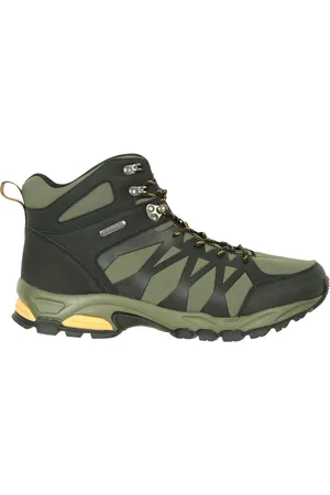 Mountain Warehouse Green Mens Trekker II Waterproof Softshell Walking Boots AU 11 (EU 45)