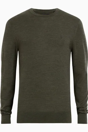 AllSaints AllSaints Green Mode Merino Crew Jumper XL