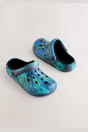 Next Blue Marble Slippers Clogs US 4 (UK 3)
